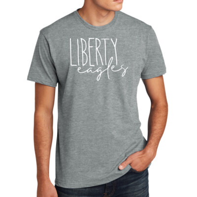 Adult Liberty Eagles Heathered T-shirt D101 Thumbnail