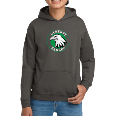 Liberty Eagles Circle Youth Hoodie D105y Thumbnail