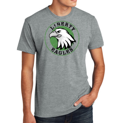 Adult Liberty Eagles Circle T-shirt D104 Thumbnail